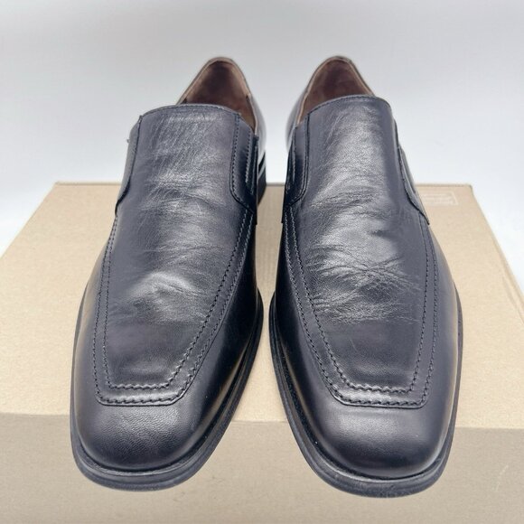 Bruno Magli Raging Nappa Slip On Loafer Dress Shoes Black Leather Men US 11 $395 - Picture 4 of 12
